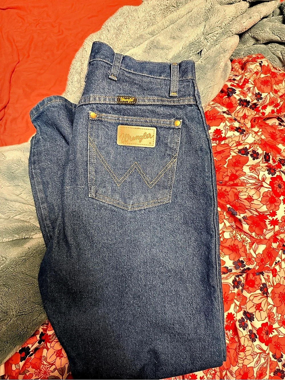 Wrangler Cowboy Cut Slim Fit Jeans Women's Bootcut Blue